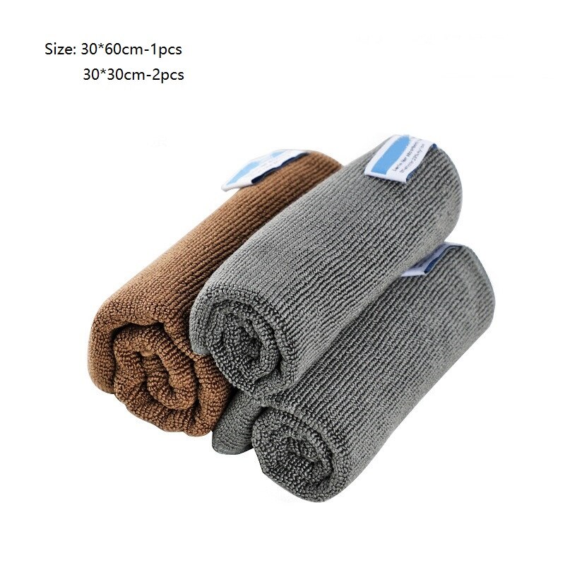 Barista Towel Coffee Cleaning Cloth Microfiber Cleaning Towels Soft Absorbent Clip Cloth For Espresso Machine Tools For Bar Cafe: 3pcs-Set 2