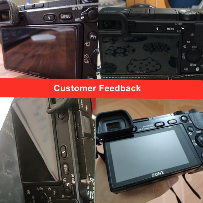 2pz A6400 vetro della fotocamera per Sony alfa A6500 A6600 A6300 A6100 9H vetro temperato durezza pellicola protettiva per schermo ultra sottile