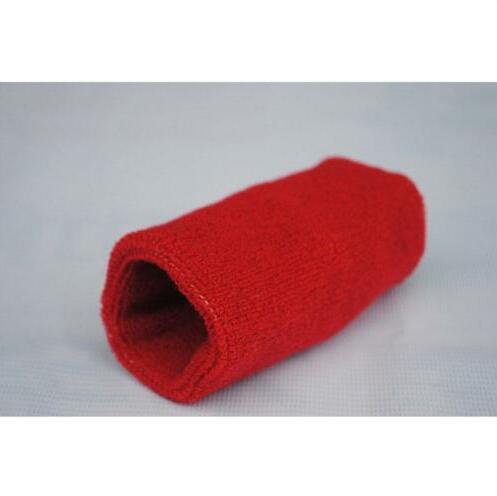 15cm Cotton Unisex Sport Sweatband Wristband Wrist Protector Running Badminton Basketball Brace Terry Cloth Sweat Wrist Support: Red