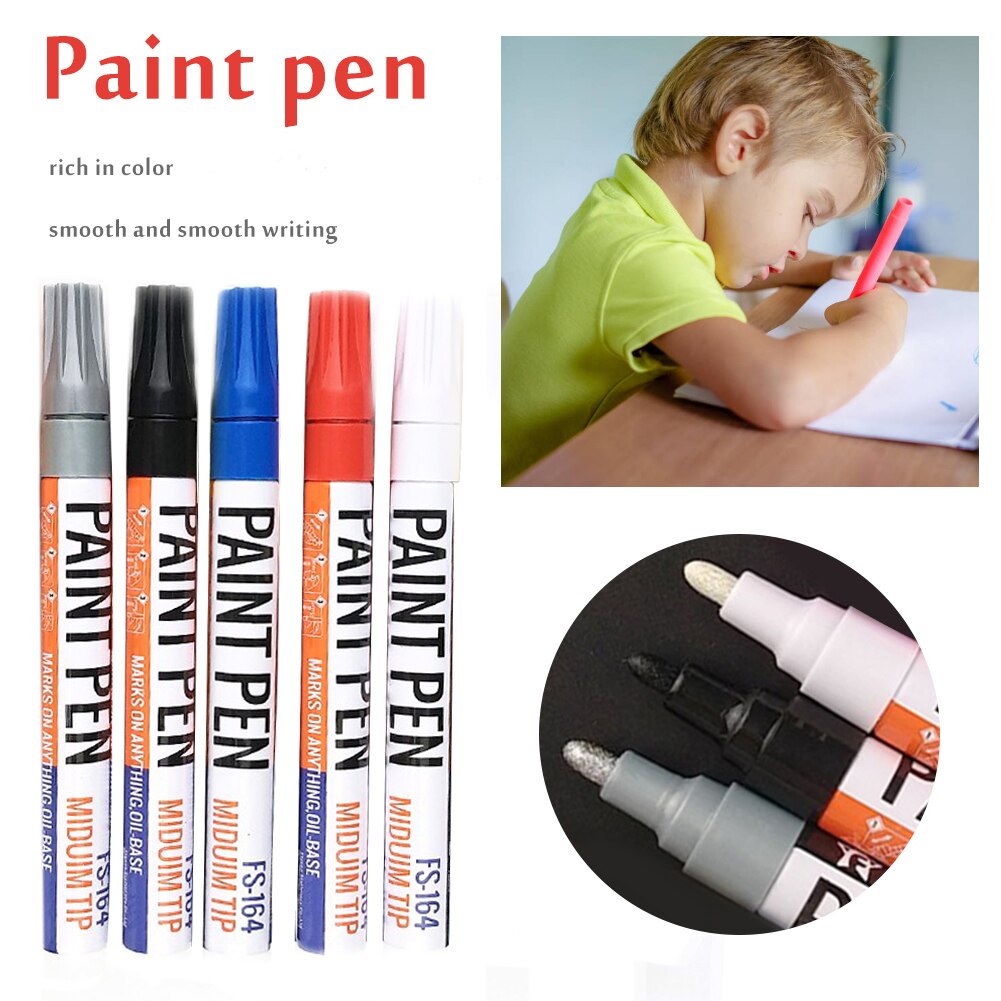 Car Tire Paint Marker Pen Touch Pen Graffiti Pen Sign Waterproof Office Stationery Water Based Premium Markers Fill