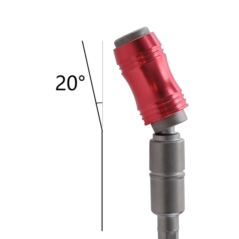 Magnetic Screwdriver Head Anti-slip S2 Steel Electric Screwdriver Set 1/4" Single-end Power Tool With Hexagon Handle