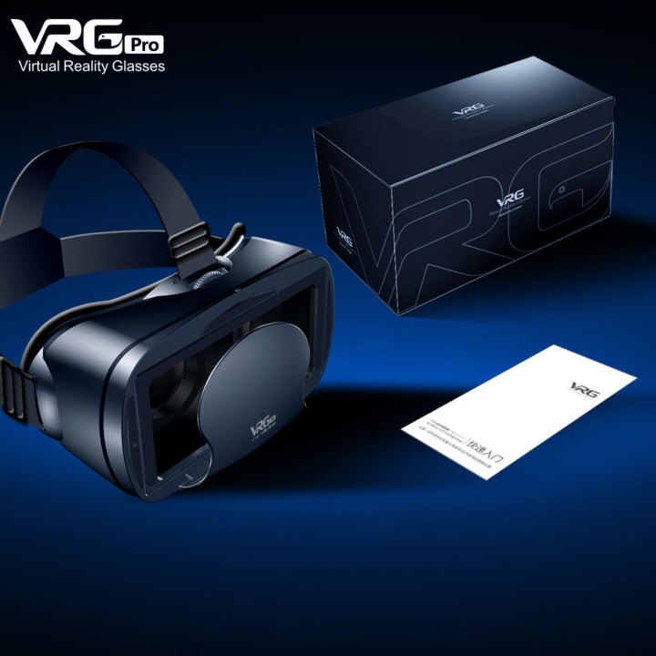 Vrg Pro Virtual Reality 3DVR Bril Full Screen Visuele Groothoek Pupil Afstand Verstelbare Bril Zonder Oortelefoon Aansluiting