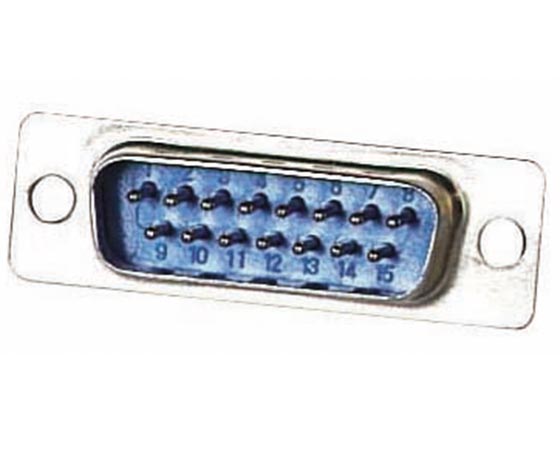 15 PINOUTS MALE DSUB COMPUTER