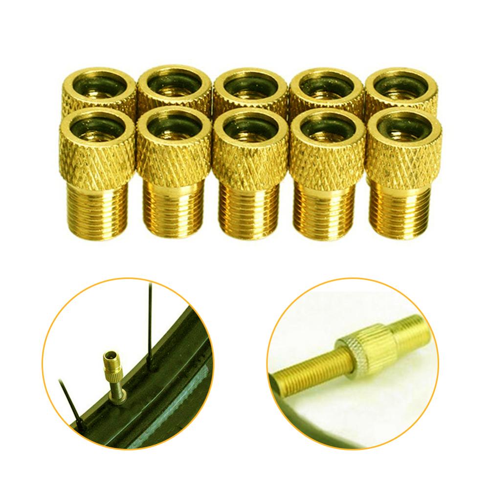 10 PCS Presta to Schrader Valve Adapter Converter Bicycle Bike Tire Tube A266