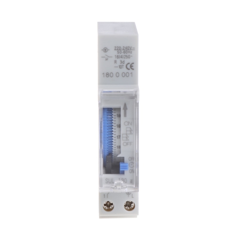 AC 110V/AC 220V 15 Minutes Mechanical Timer Switch 24 Hours Programmable Din Rail