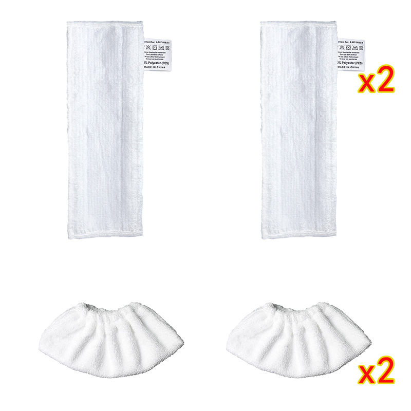 Mop Doek voor Karcher Easyfix SC2 SC3 SC4 SC5 Stoomreiniger Microvezel Vloerreiniging Pad mop doek Stoomreiniger Accessoires: Roze