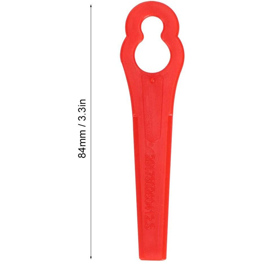 100Pieces Polycut Trimmer Head Blades Replacement Poly Cut Blades Nylon Trimmer Blade Compatible with Stihl 20-3 Replaces