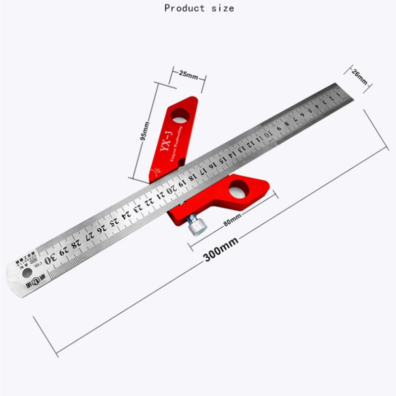 Center Finder Woodworking Square Center Scribe 45  – Grandado