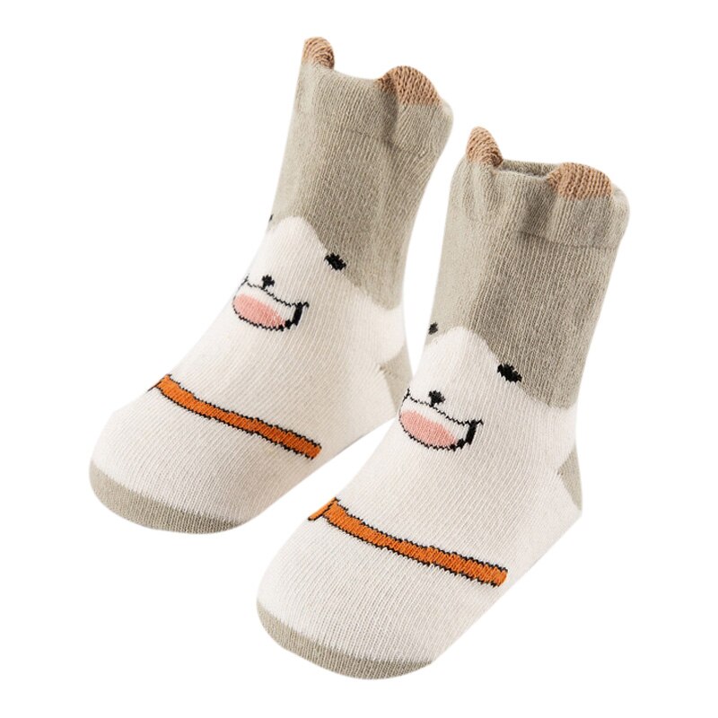 Babysokken - Cartoon Patroon - Ademend Katoen & Bamboevezel - Unisex Peuters Meisjes 0-3 Jaar