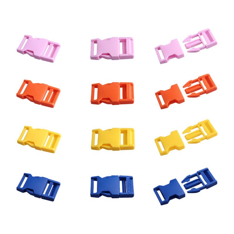 50 Stuks Plastic Gespen 25Mm 15 Kleuren Dual Verstelbare Zijsluiting Voor Rugzak Bagage Reistassen 1 Inch spanbanden