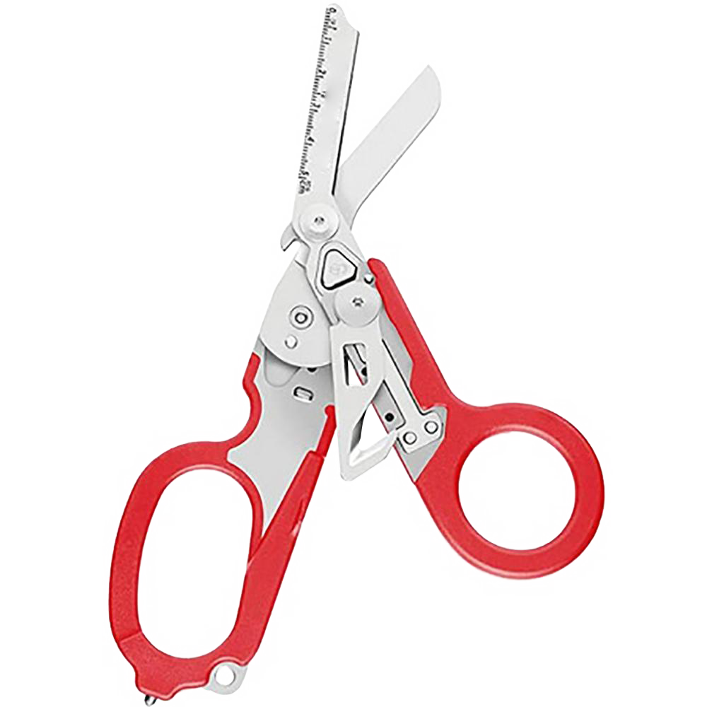 Multifunctionele Draagbare Schaar Emergency Response Scharen Glas Breaker Veiligheid Hamer Vouwen Thuis Schaar: only red shear