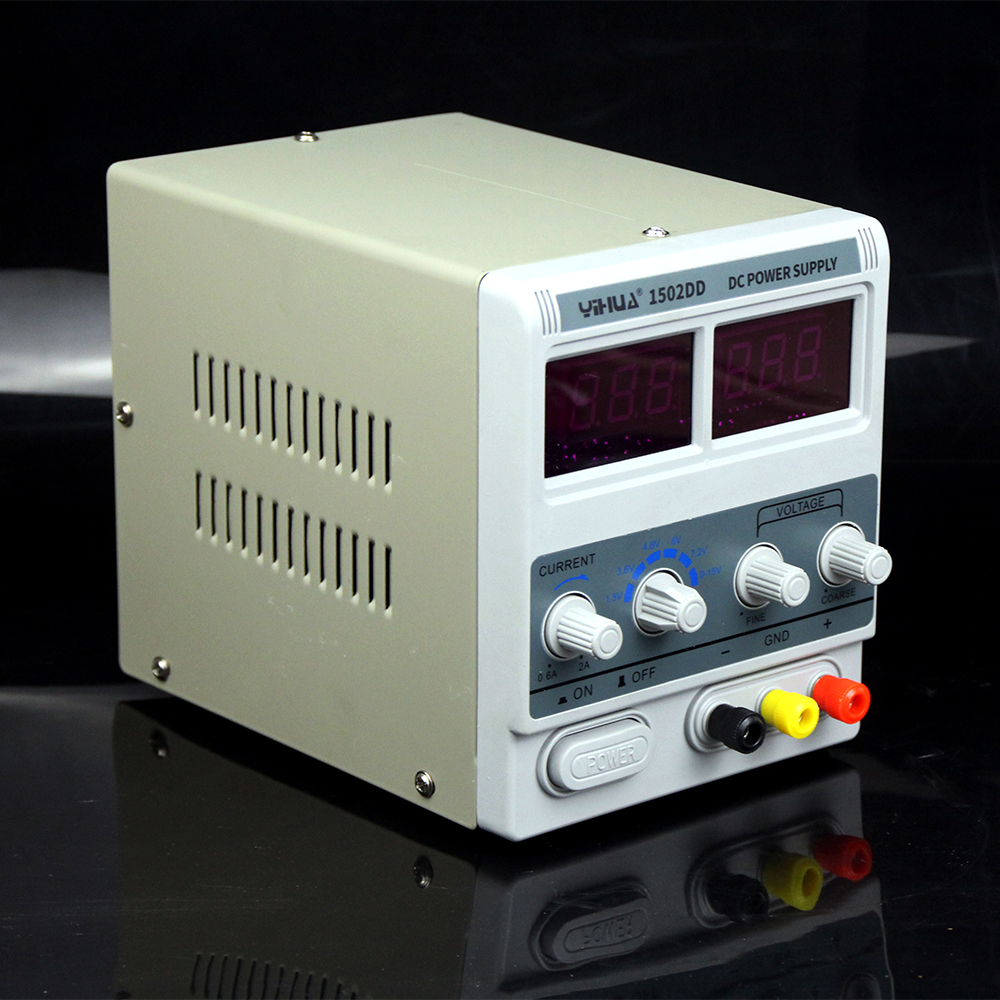 YIHUA 1502DD 220V 15V 2A Adjustable DC Power Supply LED Display Mobile phone repair test regulated power supply