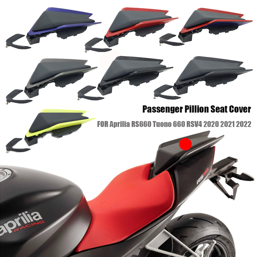 2020 2021 2022 nuova moto posteriore passeggero passeggero coprisedile carenatura sedile cappuccio per Aprilia RS660 Tuono 660 RSV4