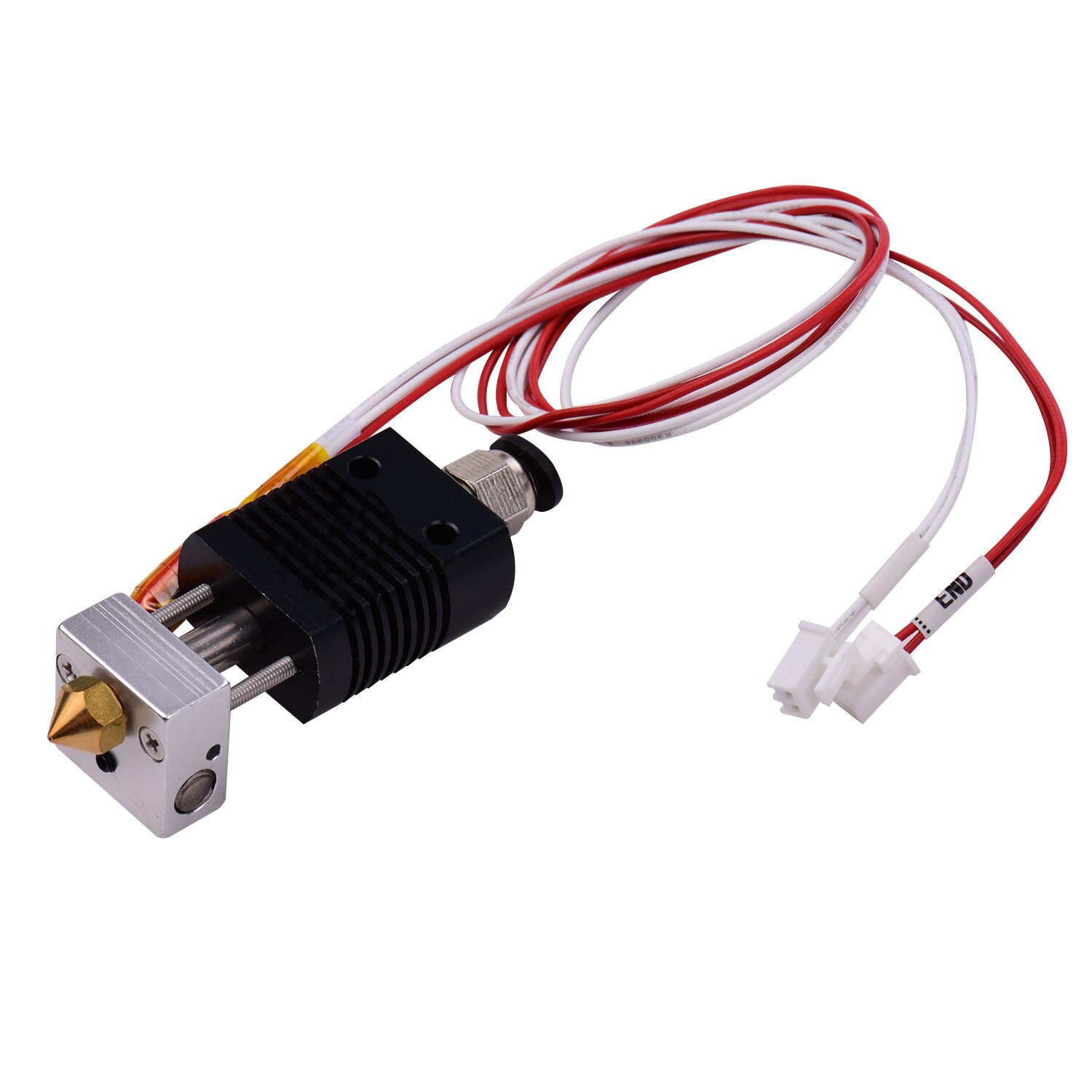 3D Stampante pieno metallo Hotend Estrusore kit caldo fine impostato con Ugello 0.4 millimetri 100K Termistore Dissipatore di Calore Filo 24V per ET4/ET4 pro