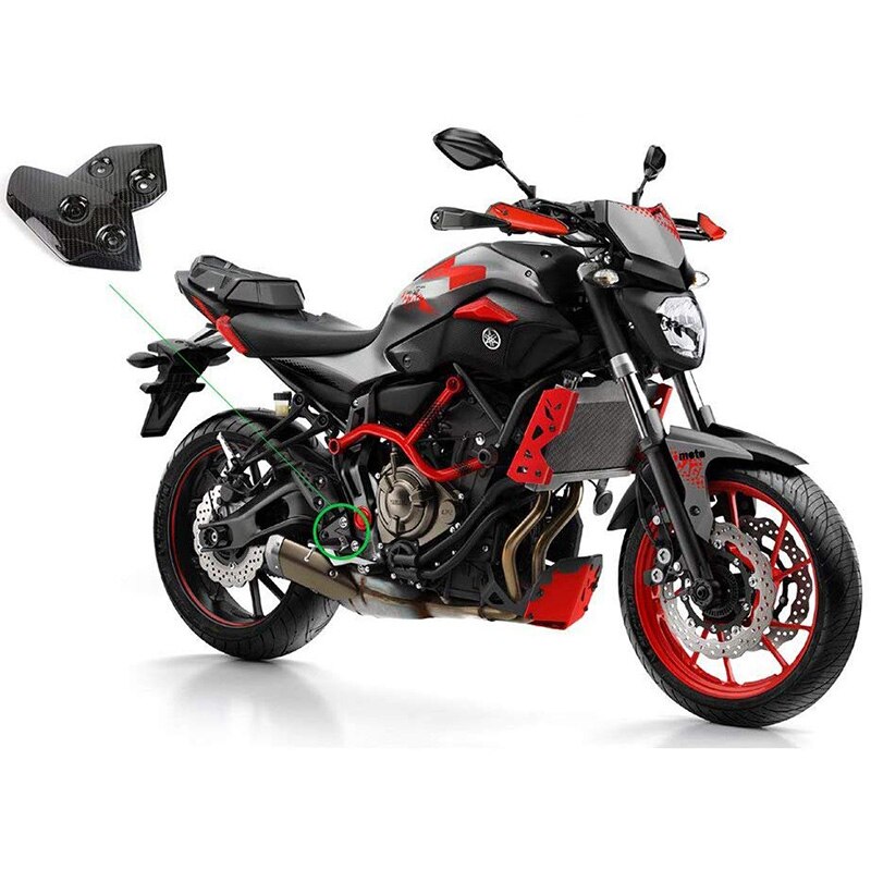 thumbnail image 2 of MOWOK Frame Sliders For Yamaha MT-07/FZ07 2014-2024 - CNC Aluminum Crash Protectors (Grey) 2 of 5