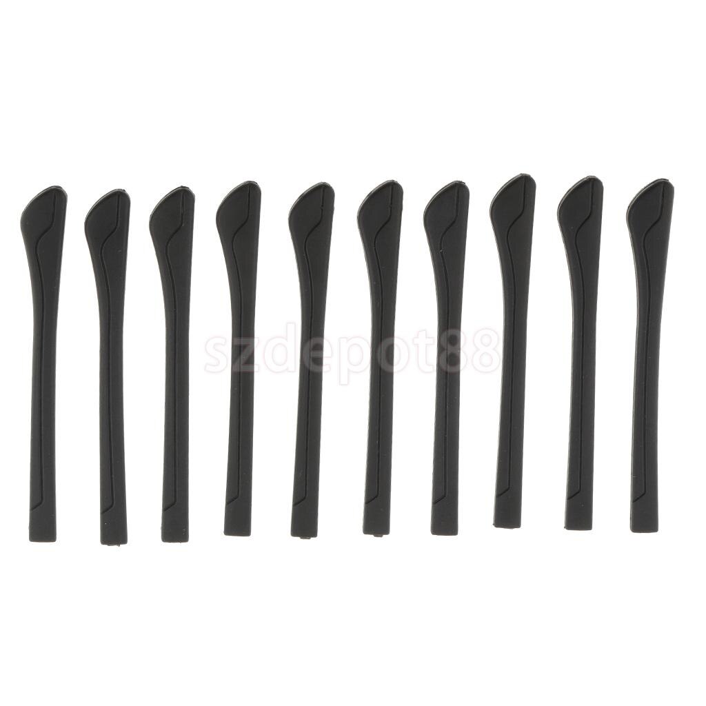 5 Paren/pak Brillen Zonnebril Eyewear Bril Tempel End Tip Oor Sok Stukken Buizen Vervanging Reparatie: Black