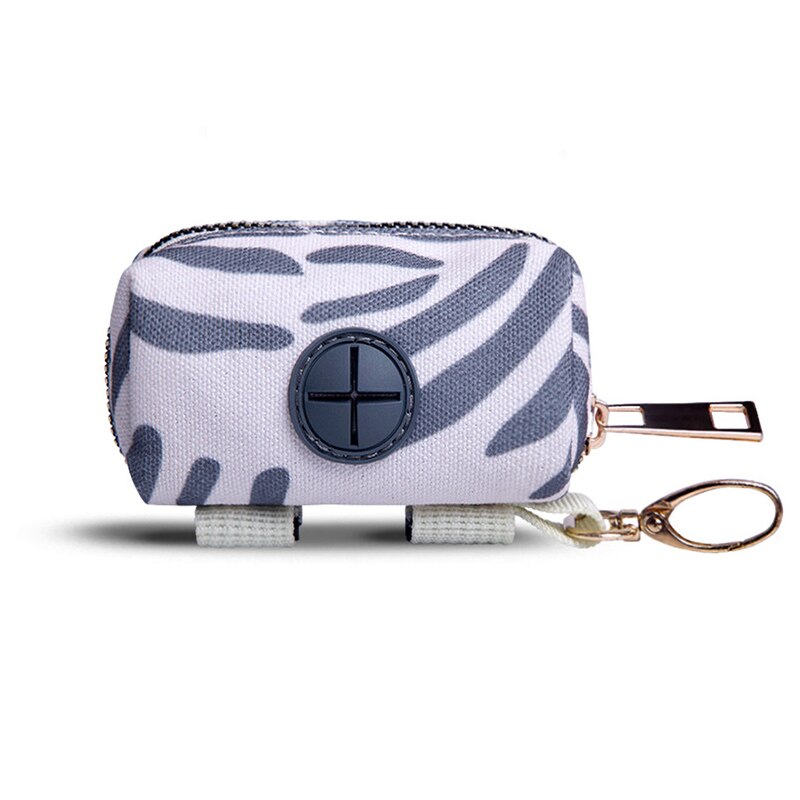 Dispensador de bolsas para excrementos de perro, almacenamiento de bolsas de basura, caja de productos para mascotas, suministros de limpieza de Garb: Gris claro