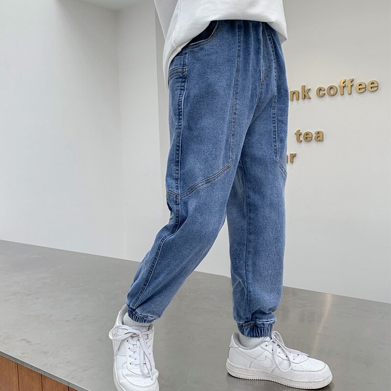 Classique enfants jean pour garçons Denim pantalon Jeans décontractés pantalon garçon vêtements printemps automne survêtement pantalon 5 6 7 8 9 10 11 12 ans