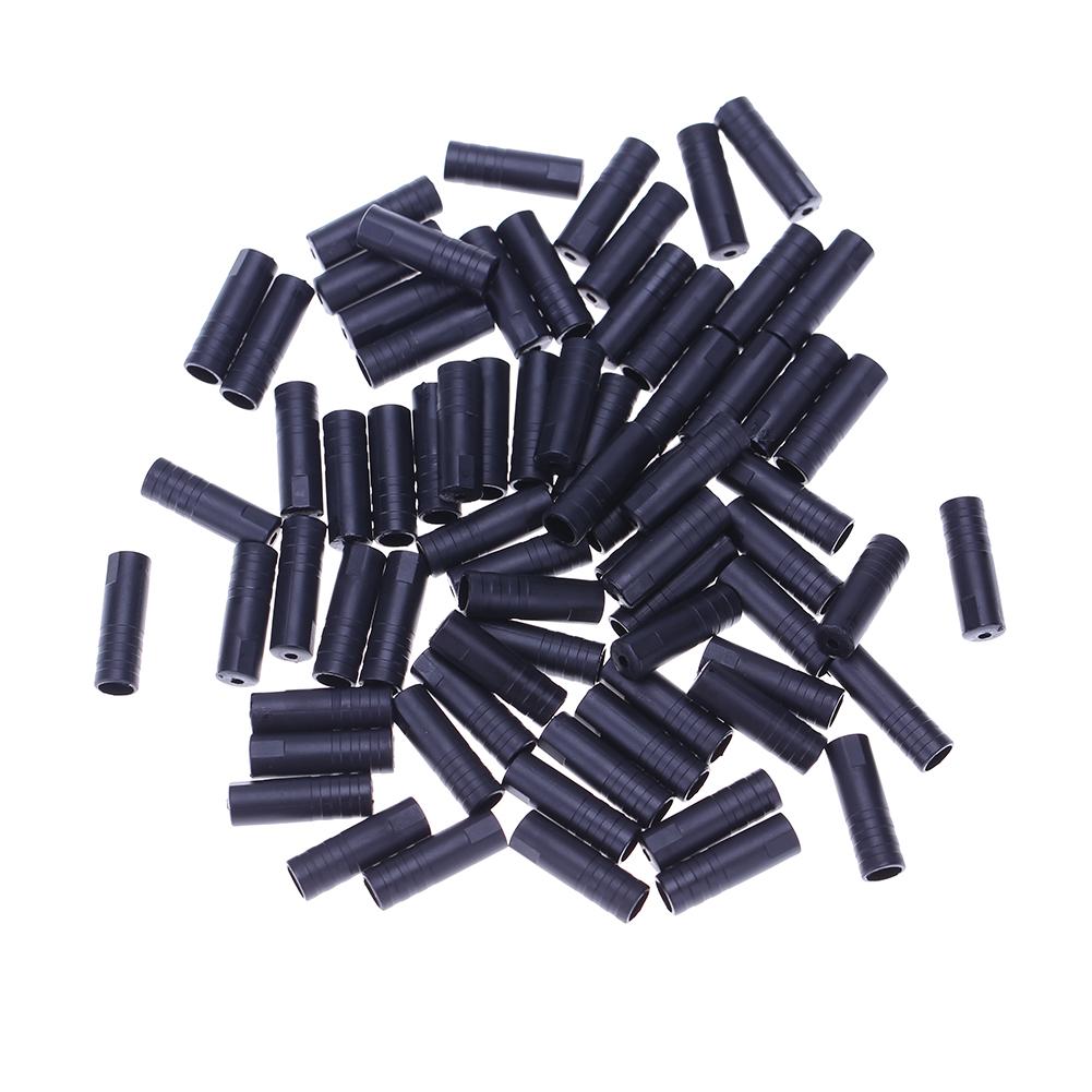 100PCS/Lot Bike Bicycle Brake Gear Inner Cable End Caps Tips Crimps 4MM Plastic Brake Cap Wire Ferrules Bikes Part