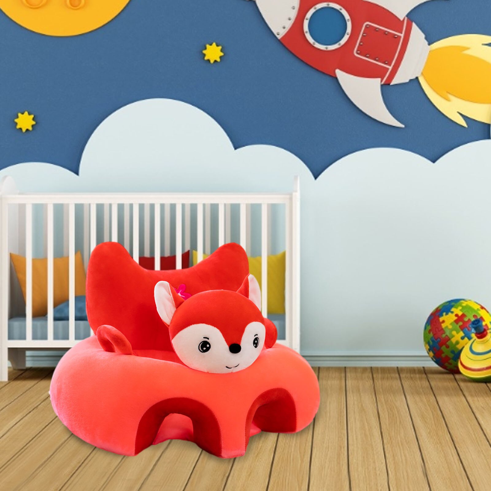 Veilig En Comfortabel Kussen Baby Sofa Baby Ondersteuning Zetel Zachte Leuke Leren Stoelen Zitten