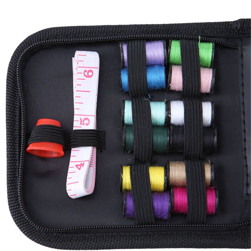 12 Needle Portable Mini Travel Household Sewing Box Set Sewing Kit Storage Bags Sundries Organizer Home Tools