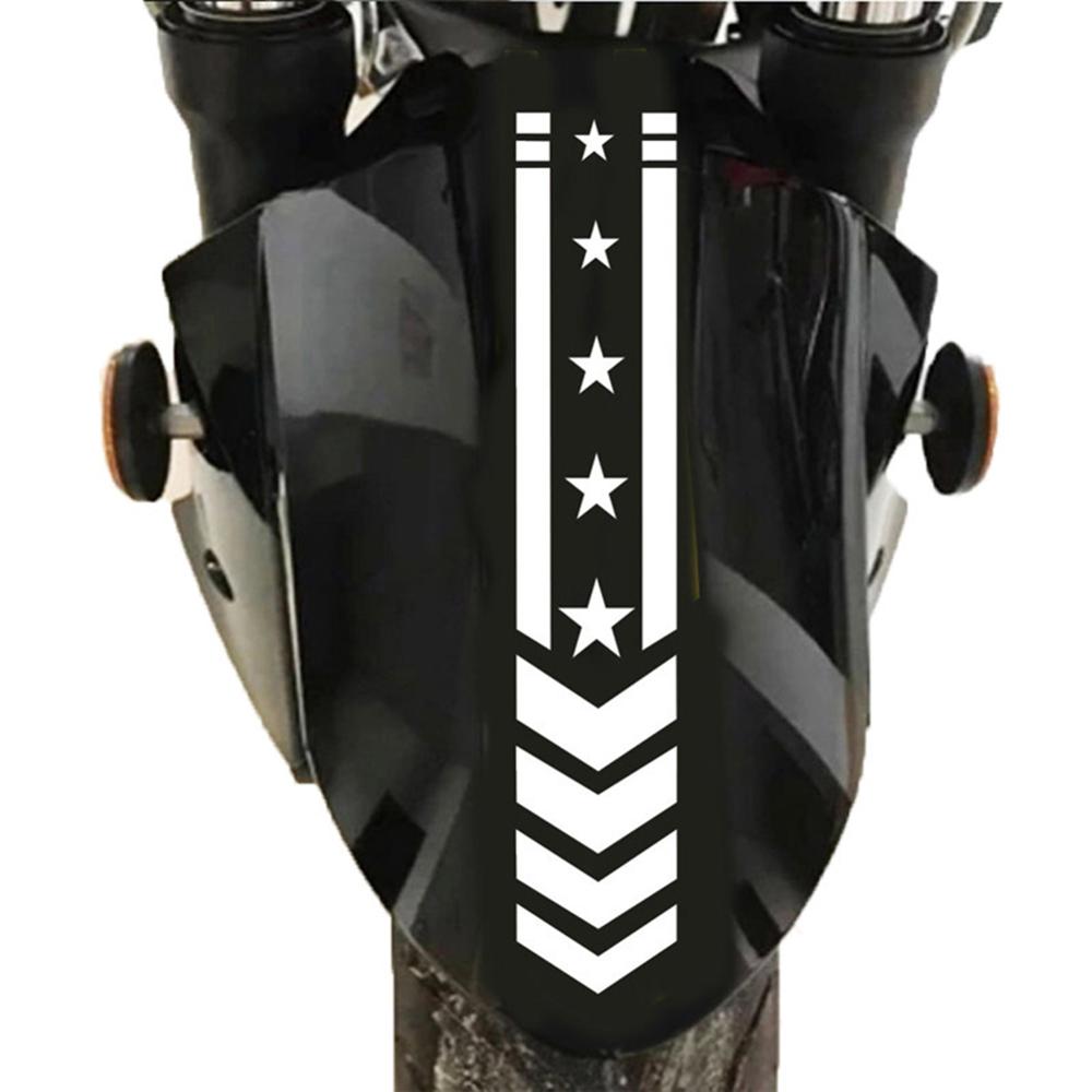 Motorcycle Racing Body Side Waarschuwing Streep Rok Decal Sticker Voor Alle Auto &#39;S Vinyl Bumper Reflecterende Decal Sticker