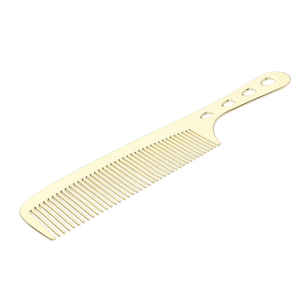 Lightweight Space Aluminum Antistatic Haircutting Styling Hairdressing Barber Comb, 8.5 inches
