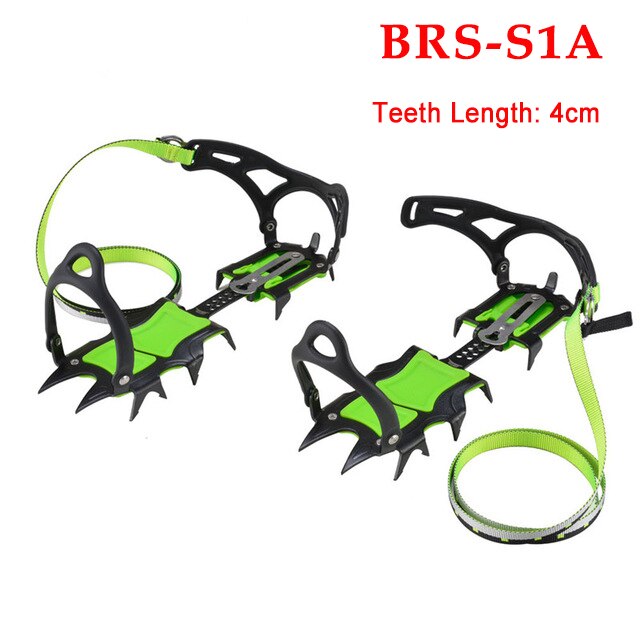 BRS-S1A snow leopard walking ice claw long teeth manganese steel snow antiskid climbing snow claw: B  40mm