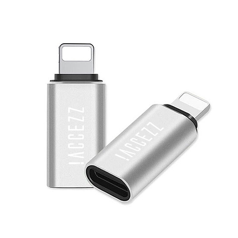 ! Accezz Mini Ios Usb Adapter Type-C Vrouwelijke Om Verlichting Mannelijke Voor Apple Adapter Voor Iphone X Xs Xr 8 7 Plus Sync Charger Converter