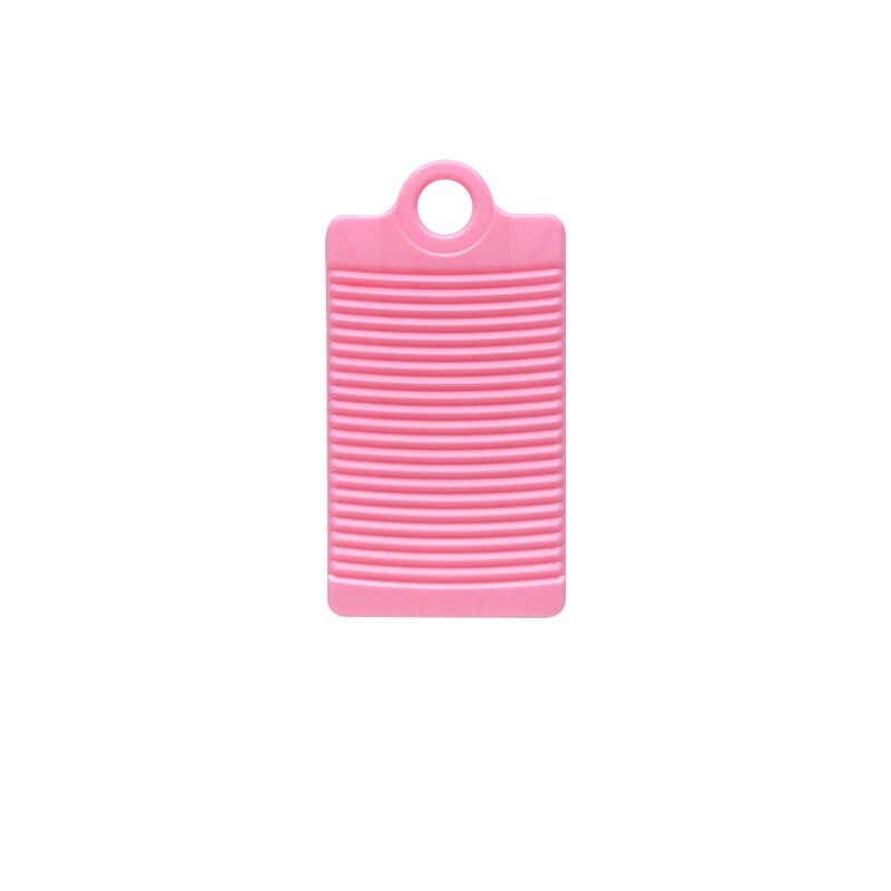 Mini Tabla de lavar de plástico antideslizante para el hogar, tabla de frotar de mano, gruesa, Tabla de lavar a Color: Rosa