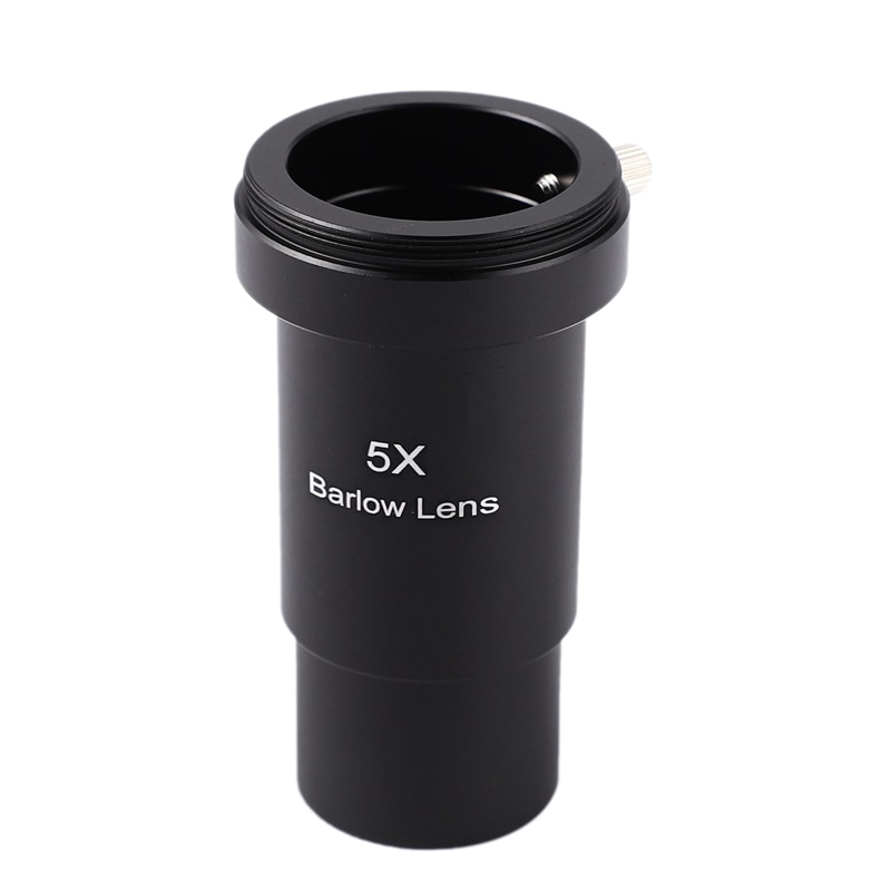 Aluminiumlegering 5x astronomische telescoop oculair barlow lens 1.25 inch astronomische telescoop accessoires: Default Title