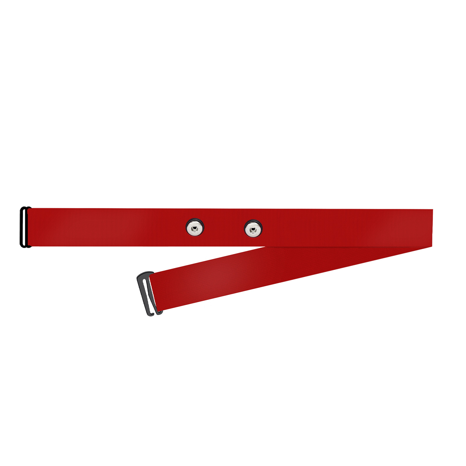 1Pc Hartslagmeter Vervanging Band Compatibel met Polar H7 H9 H10 Coospo Wahoo Tick Garmin Magene Sensor Band riem: Rood