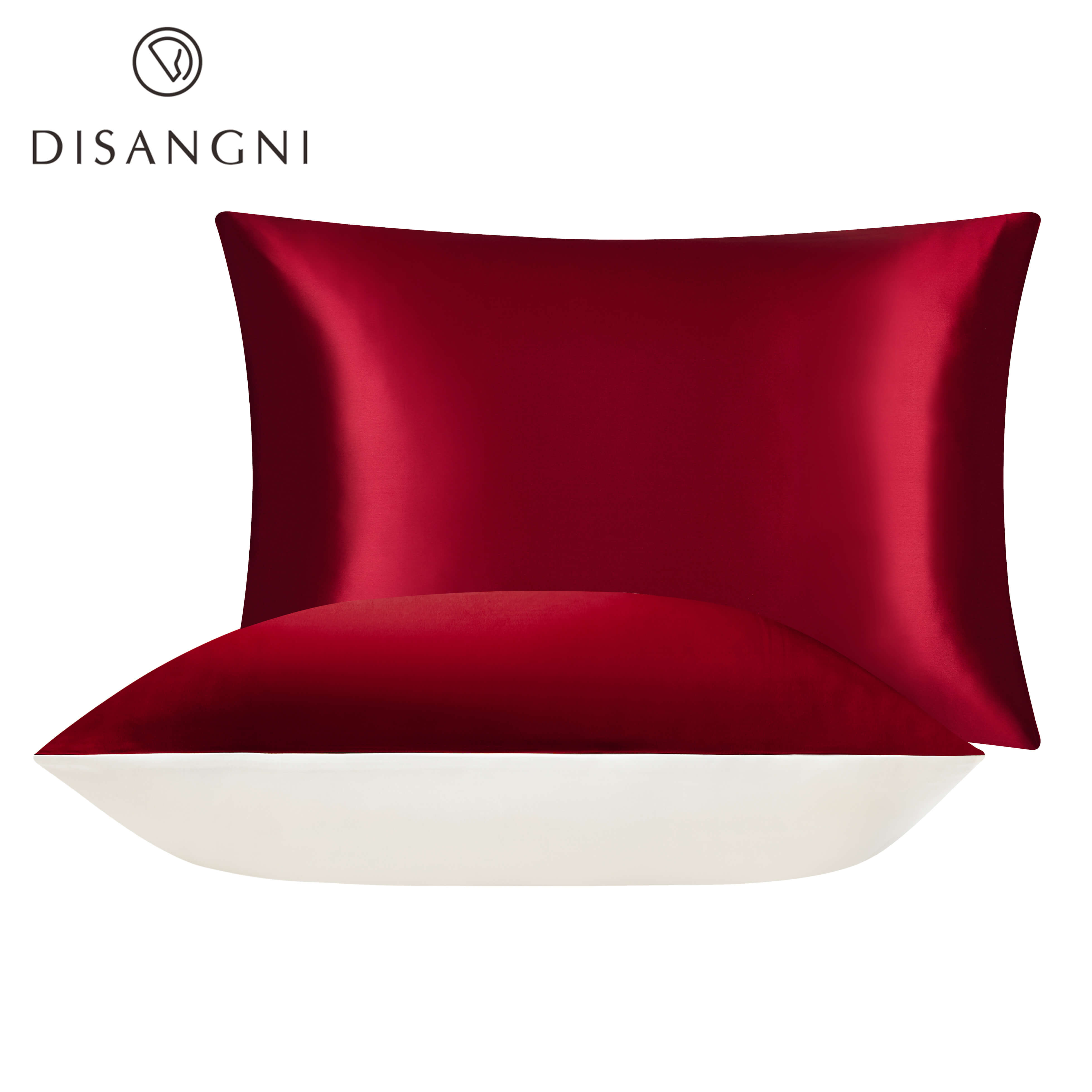 100% reine seide kissenbezug echt seide kissenbezug natürliche seide kissenbezug mulberry seide kissen Freies: red wine