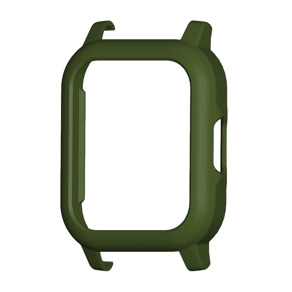 Pc-fodral skyddskåpa skyddsram skal utbyte klockfodral för haylou  ls02 smart klocka tillbehör bumper: Armégrön