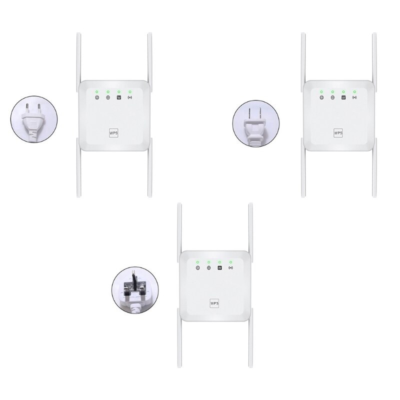 WiFi Extender Wireless Signal Booster for HomeWireless Signal Repeater Booster 1200Mbps Wall-Through Strong Booster