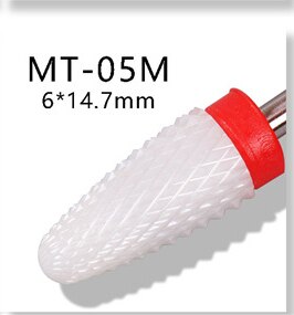 3/32 ''1 Stck Nagel Kegel Spitze Keramik Bohrer Bits Elektrische Häutchen Sauber Dreh Für Manikübetreffend Pedikübetreffend Schleifen Kopf Schleifer werkzeug: 05M