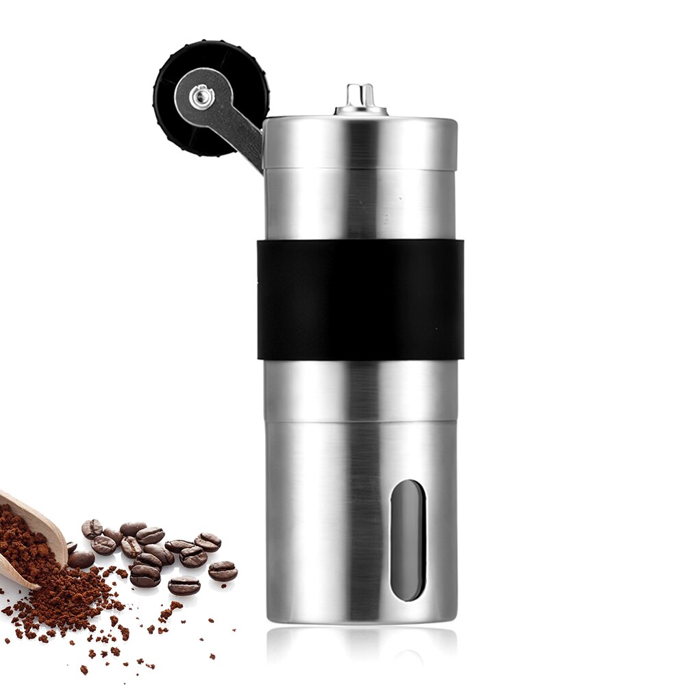 Roestvrij Staal Draagbare Handmatige Keramische Koffiemolen Koffieboon Maker Praktische Travel Thuiskantoor Keuken Accessoires