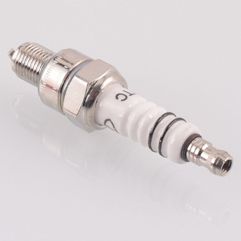 Candela in metallo 2 pezzi A7TC 10mm adatta per Scooter ciclomotore GY6 50cc-150cc
