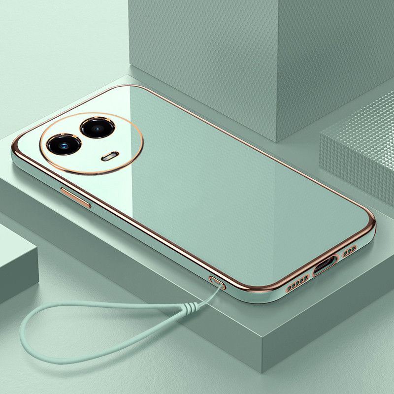 Coque de téléphone en Silicone solide, lignes ondulées carrées de luxe, pour Realme 11 5G Realme 11X C67 Realme Narzo 60x, RMX3780 RMX3782: CANVAS / Marron