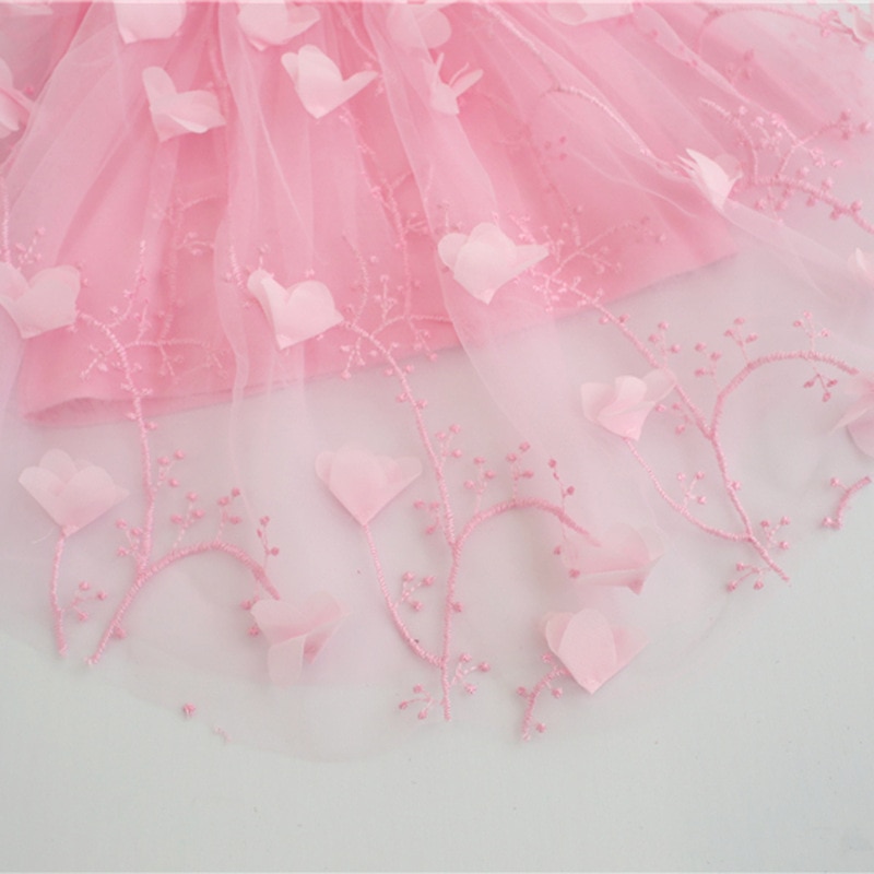 1 år flicka bebis födelsedagsklänning spädbarn småbarn flicka prinsessklänning första födelsedagsfest flicka flicka röd rosa klänning