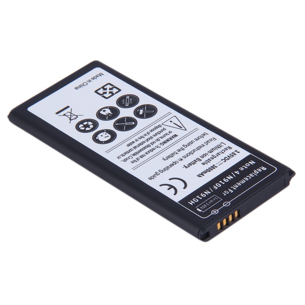 Ersättnings litiumjonbatteri för samsung note 4/n910f/n910h 3800 mah med integrerat mikrochip inuti förhindrar överladdning