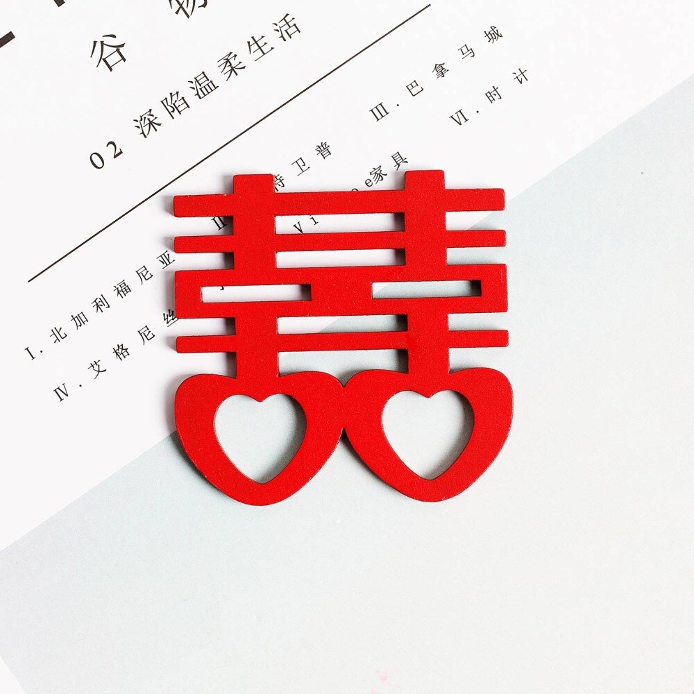Chinese stijl koelkaststickers magnetische stickers zegen xi fu chun woord bruiloft feest jaar muurdecoratie
