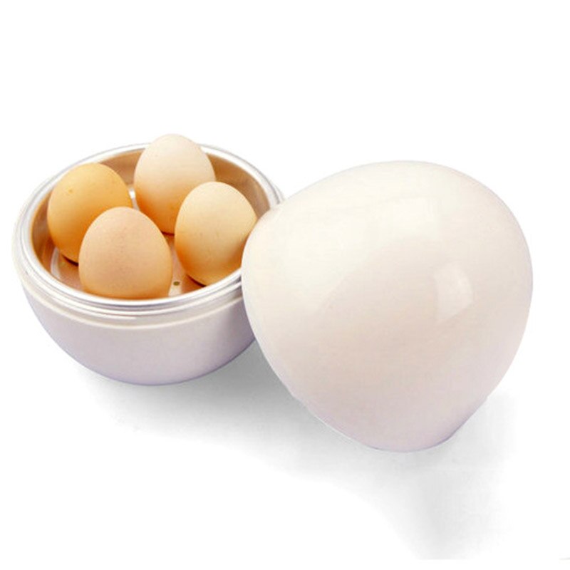 Microwave Egg Cooker for 4 Eggs Easy to Use Adjustable Egg Cooker TB