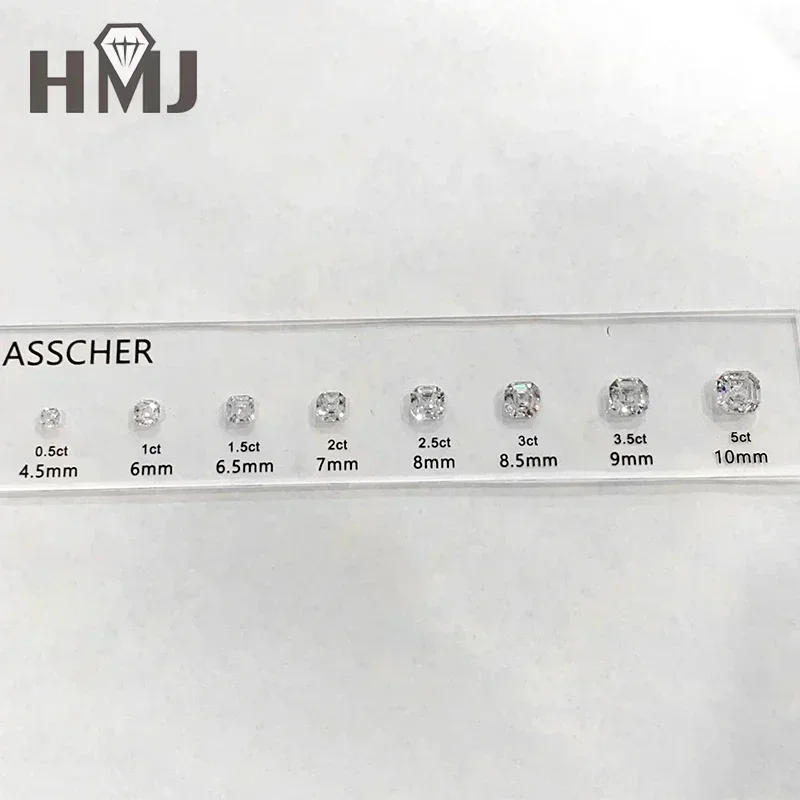 Grade Tester Tools Gemstones Diamond Tools Size Reference Color Clarity Shape Master Stone Set For Jewelry MakingHMJ: Silver
