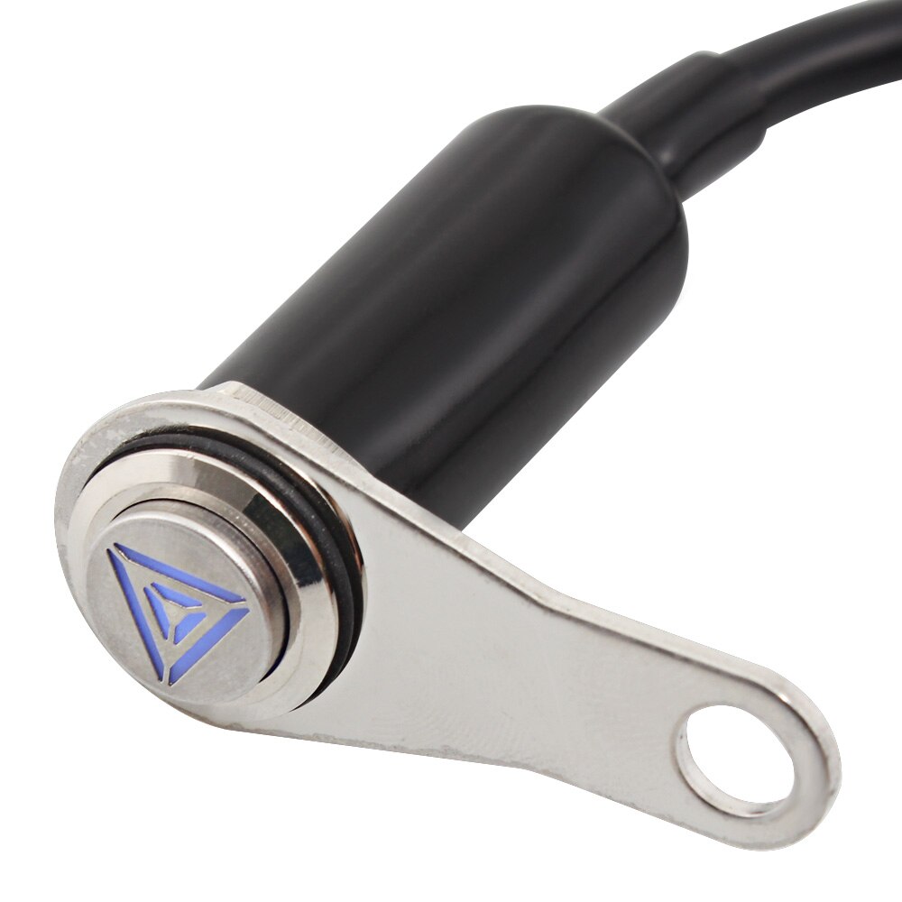 Motorfiets Led Aan Uit Schakelaar Waarschuwing Flasher Signaal Extra Verstelbare Handmatige Knop Stuur Controle Dc 12V Voor Universele: Hazard Warn Switch
