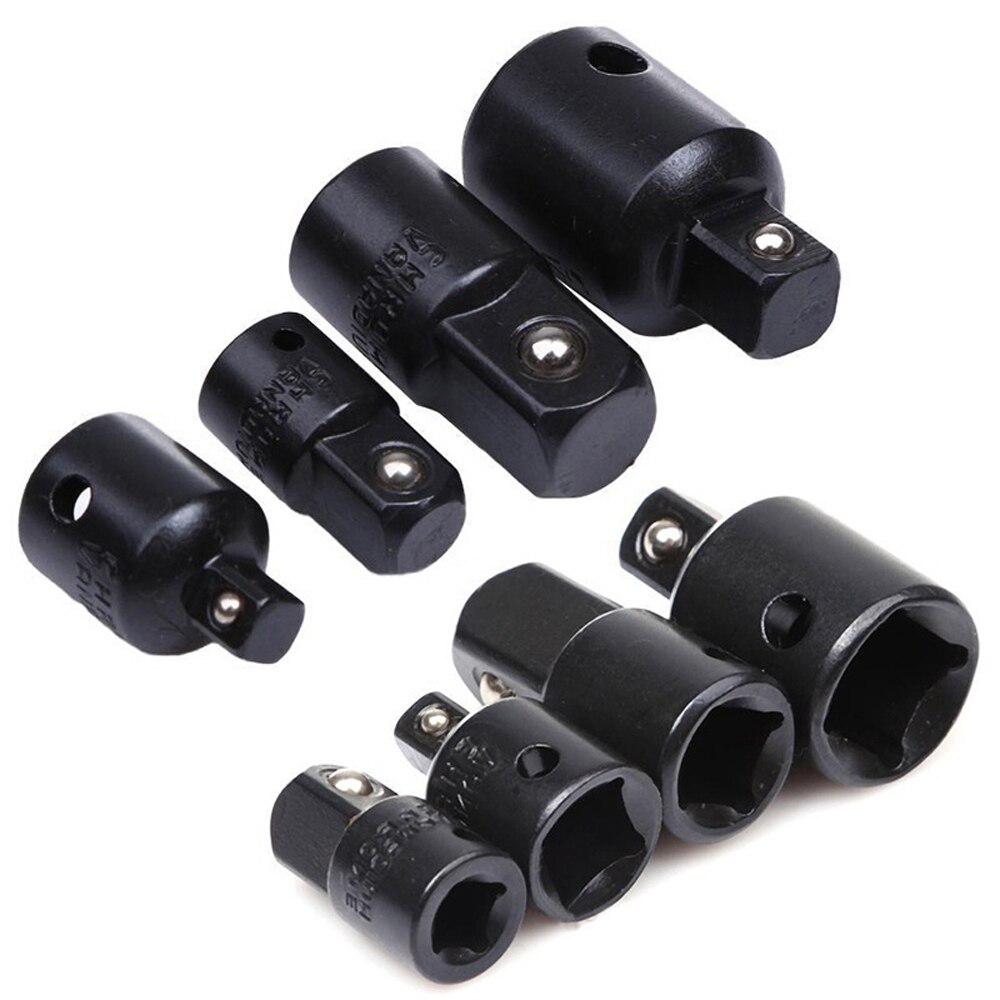 1/4pcs 1/4 3/8 1/2 Drive Socket Adapter Converter Reducer Air Impact Craftsman Socket Wrench Adapter Hand Tools Set Repair Tools