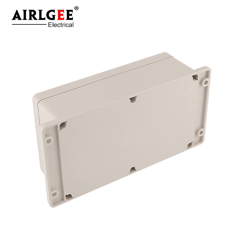 200 * 120 * 67mm electrical junction box with mounting ear plastic box ABS outdoor electronic housing waterproof IP65 sealed box