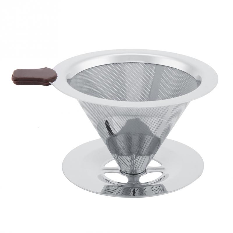 Coffee Filter Funnel Metal Mesh Coffee Tea Filter ... – Grandado