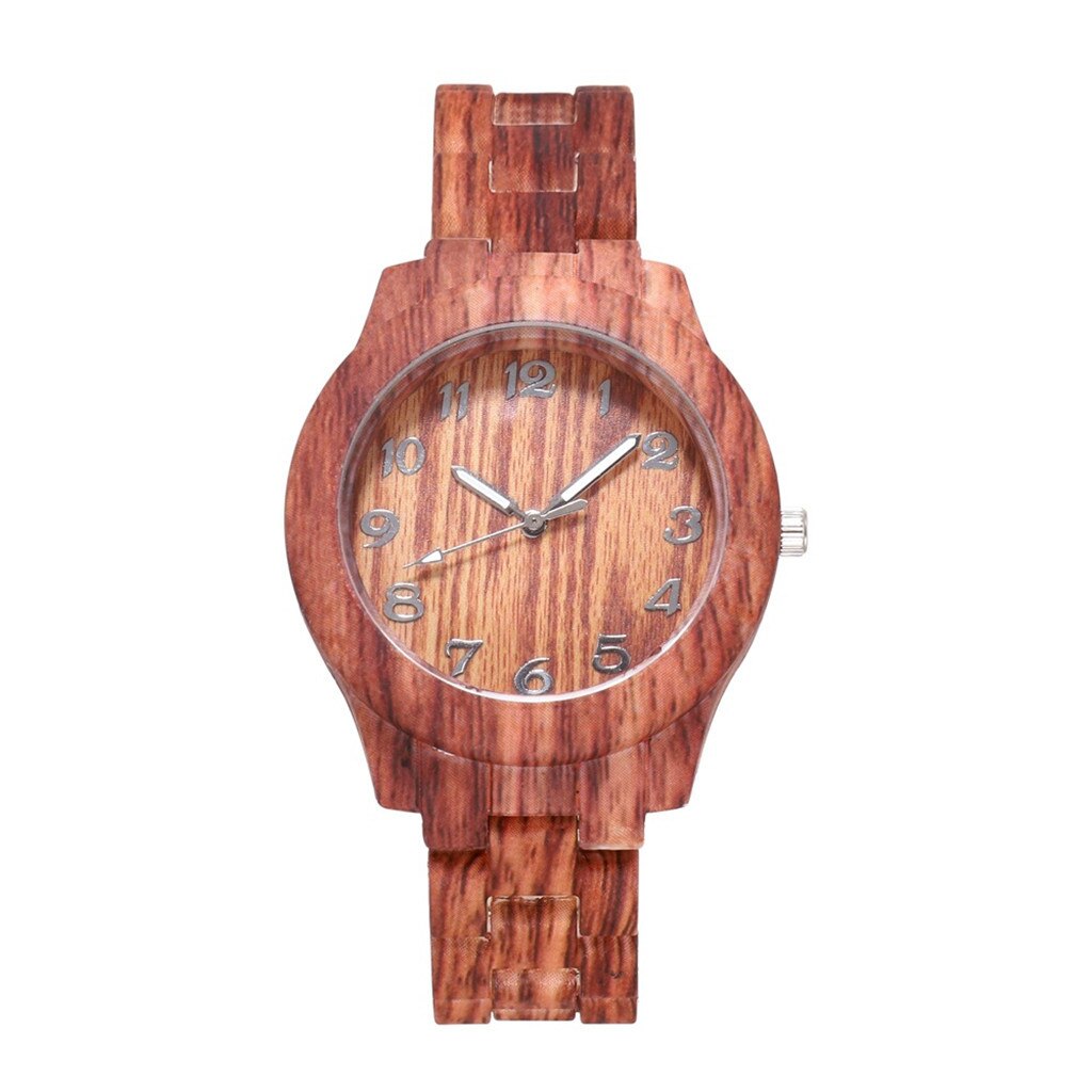 Mannen Imitatie Hout Quartz Horloge Mode Houtnerf Digitale Quartz Horloge Voor Mannen Relogio Reloj Hombre Montre Homme Часы мужские: C