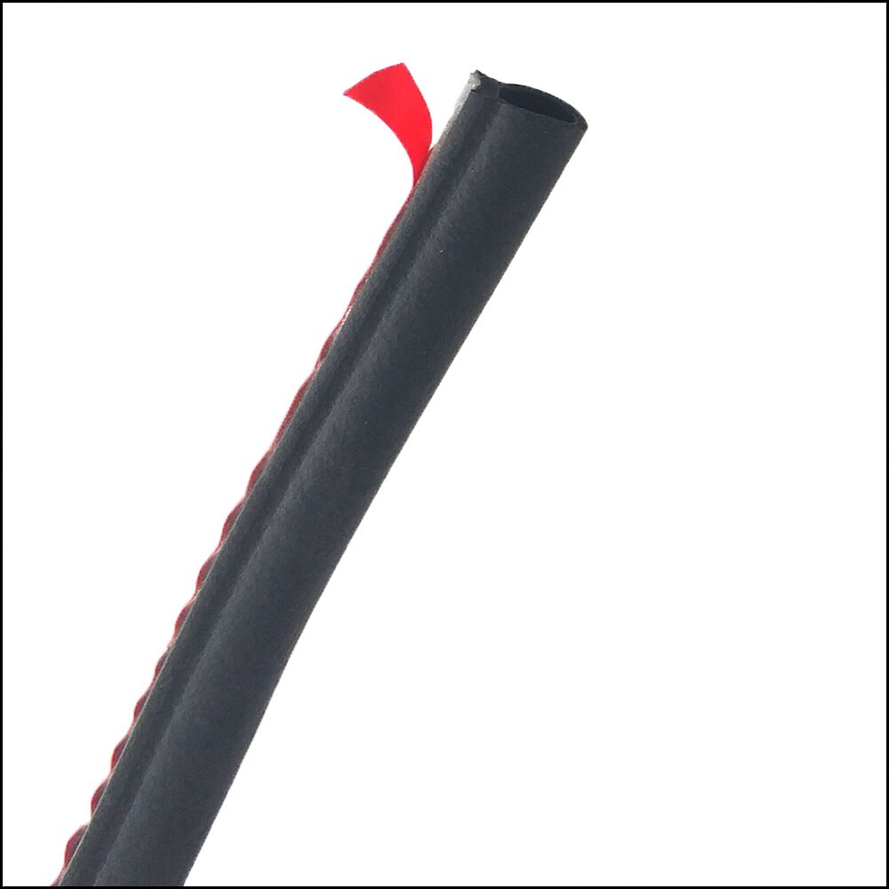 6 Meter Kleine D Type Voertuig Tochtstrip zelfklevende Auto Rubber Seal Geluidsisolatie Autodeur Afdichtstrip
